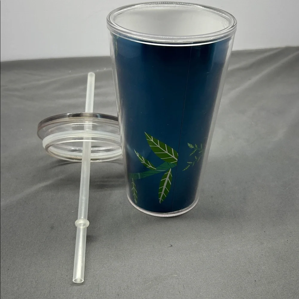 Starbucks Tropical Blue‎ Tumbler with Clear Lid